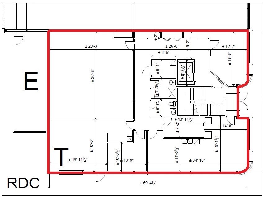 9305 St Du Parcours, Montréal, QC en alquiler Plano de la planta- Imagen 1 de 1