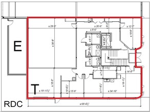 9305 St Du Parcours, Montréal, QC en alquiler Plano de la planta- Imagen 1 de 1