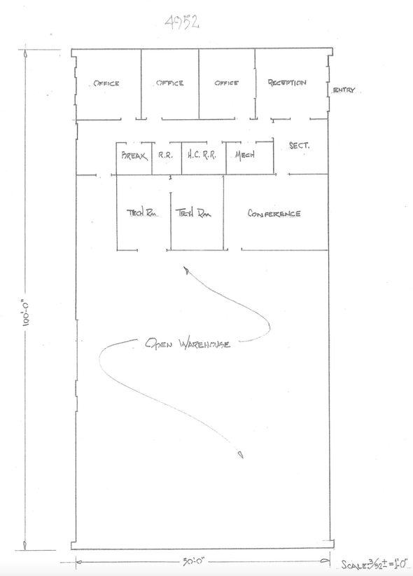 4952 Tufts Rd, Mobile, AL en alquiler Plano de la planta- Imagen 1 de 6