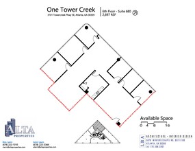 3101 Towercreek Pkwy SE, Atlanta, GA en alquiler Plano de la planta- Imagen 1 de 1