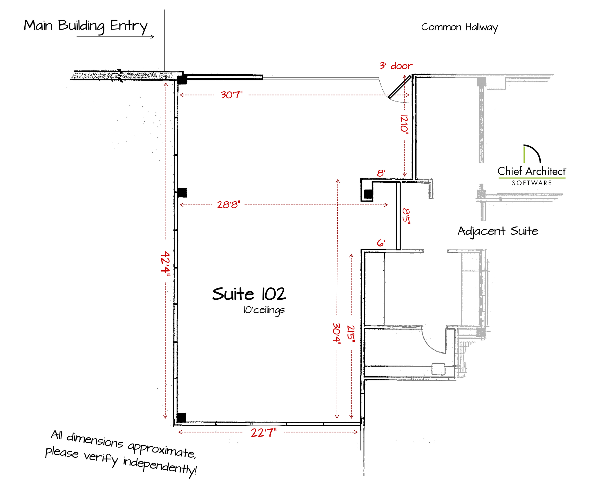 6500 N Mineral Dr, Coeur d'Alene, ID en alquiler Plano de la planta- Imagen 1 de 2