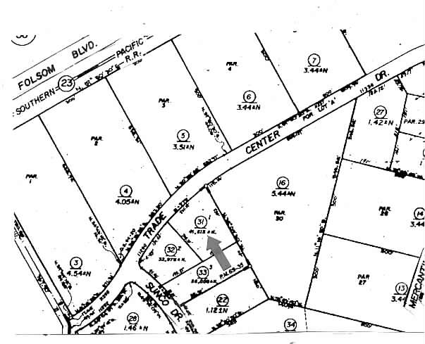 11290 Trade Center Dr, Rancho Cordova, CA en alquiler - Plano de solar - Imagen 3 de 7