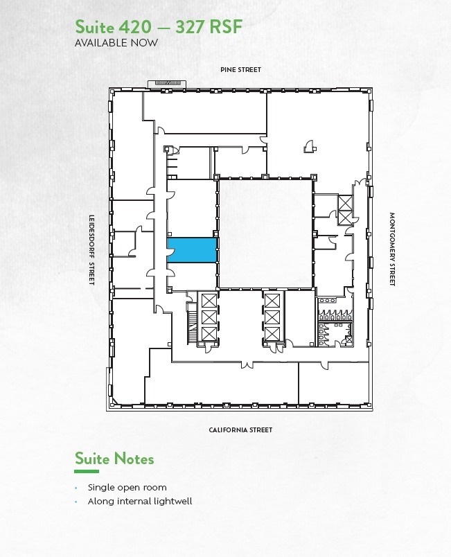 465 California St, San Francisco, CA en alquiler Plano de la planta- Imagen 1 de 1