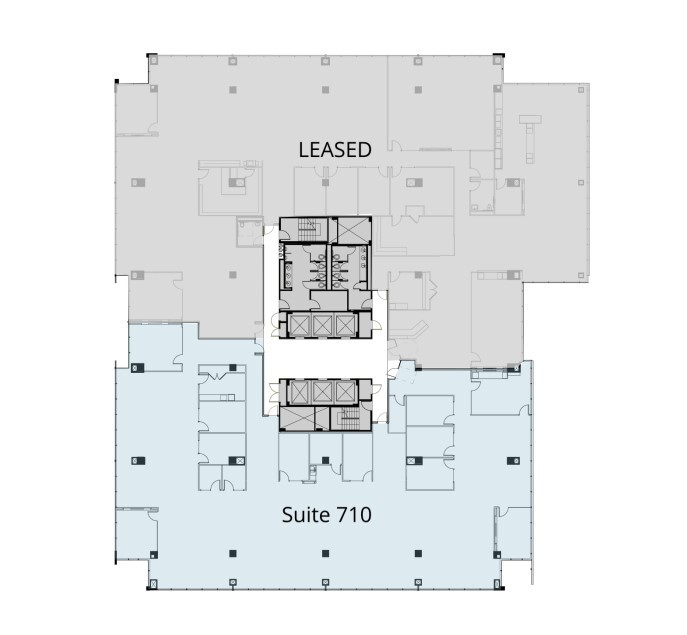 1400 Crystal Dr, Arlington, VA en alquiler Plano de la planta- Imagen 1 de 1