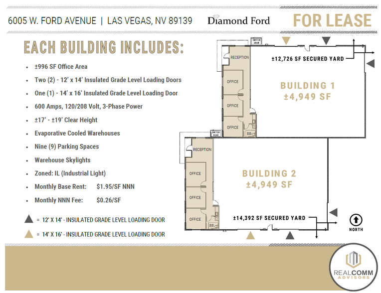 6005 W Ford Ave, Las Vegas, NV en alquiler - Foto del edificio - Imagen 3 de 4