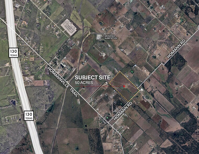 705 Homann rd, Lockhart, TX en venta - Vista aérea - Imagen 2 de 4