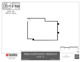 9800 Northwest Fwy, Houston, TX en alquiler Plano del sitio- Imagen 1 de 1