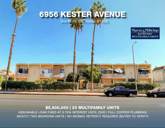 Más detalles para 6956 Kester Ave, Van Nuys, CA - Edificios residenciales en venta