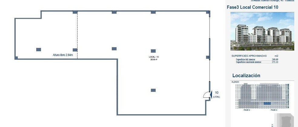 Local en València en venta - Plano de la planta - Imagen 3 de 5