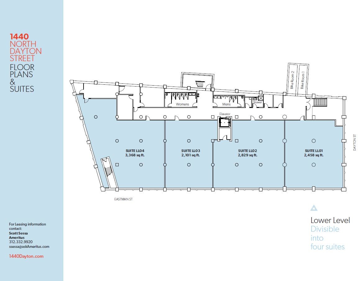 1440 N Dayton St, Chicago, IL en alquiler Plano de la planta- Imagen 1 de 2