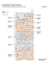 731 E Southlake Blvd, Southlake, TX en alquiler Plano de la planta- Imagen 1 de 3