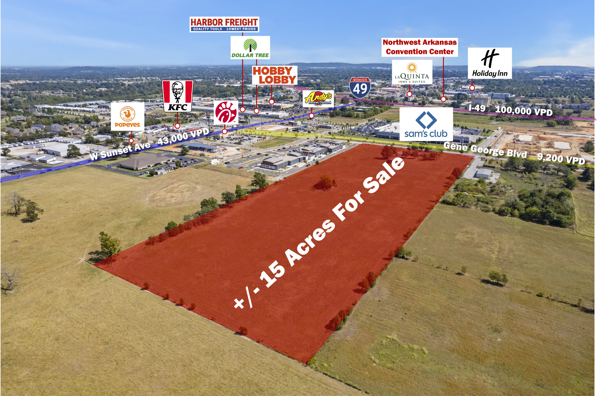 1550 Gene George Blvd, Springdale, AR en venta Foto del edificio- Imagen 1 de 16