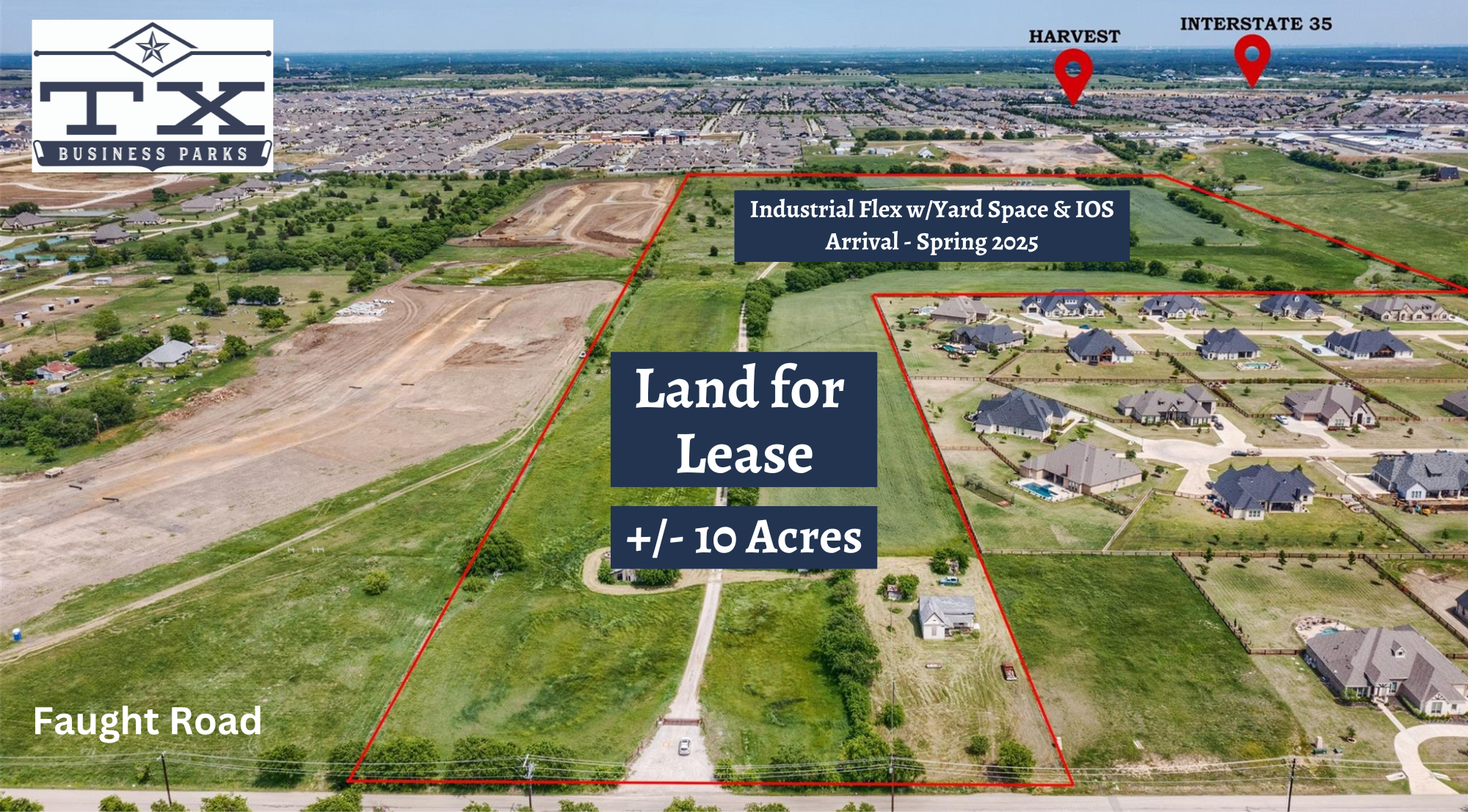 7515 Faught Rd, Argyle, TX en alquiler Vista aérea- Imagen 1 de 2