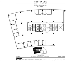 18111 Preston Rd, Dallas, TX en alquiler Plano de la planta- Imagen 1 de 1