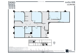 1880 Century Park E, Los Angeles, CA en alquiler Plano de la planta- Imagen 2 de 2