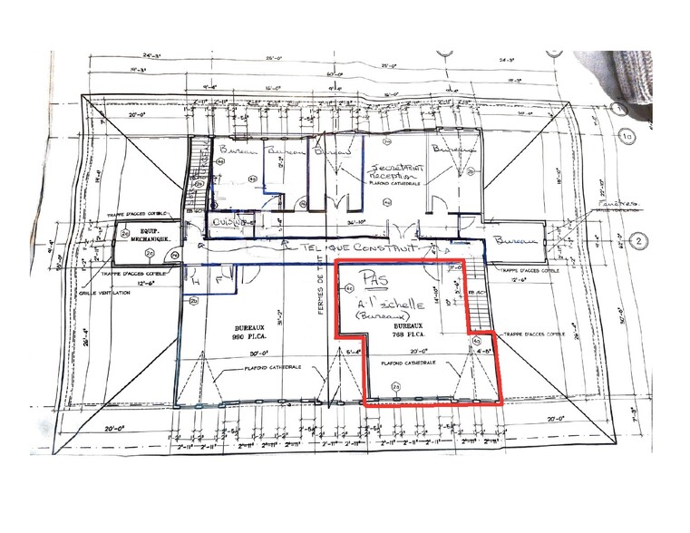 9511-9517 Boul Gouin O, Montréal, QC en alquiler - Plano de la planta - Imagen 2 de 2