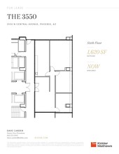 3550 N Central Ave, Phoenix, AZ en alquiler Plano de la planta- Imagen 1 de 1