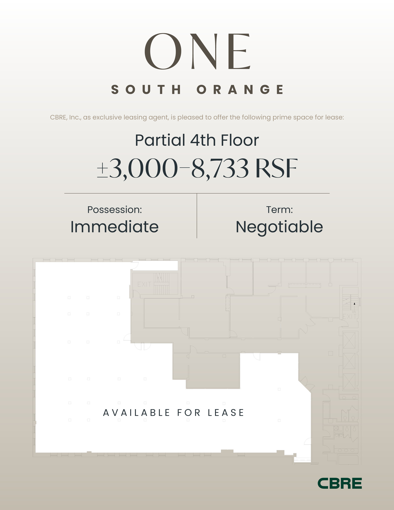 1 S Orange Ave, Orlando, FL en alquiler Plano de la planta- Imagen 1 de 1