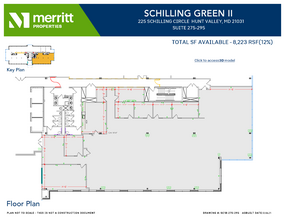 215 Schilling Cir, Hunt Valley, MD en alquiler Plano de la planta- Imagen 1 de 2