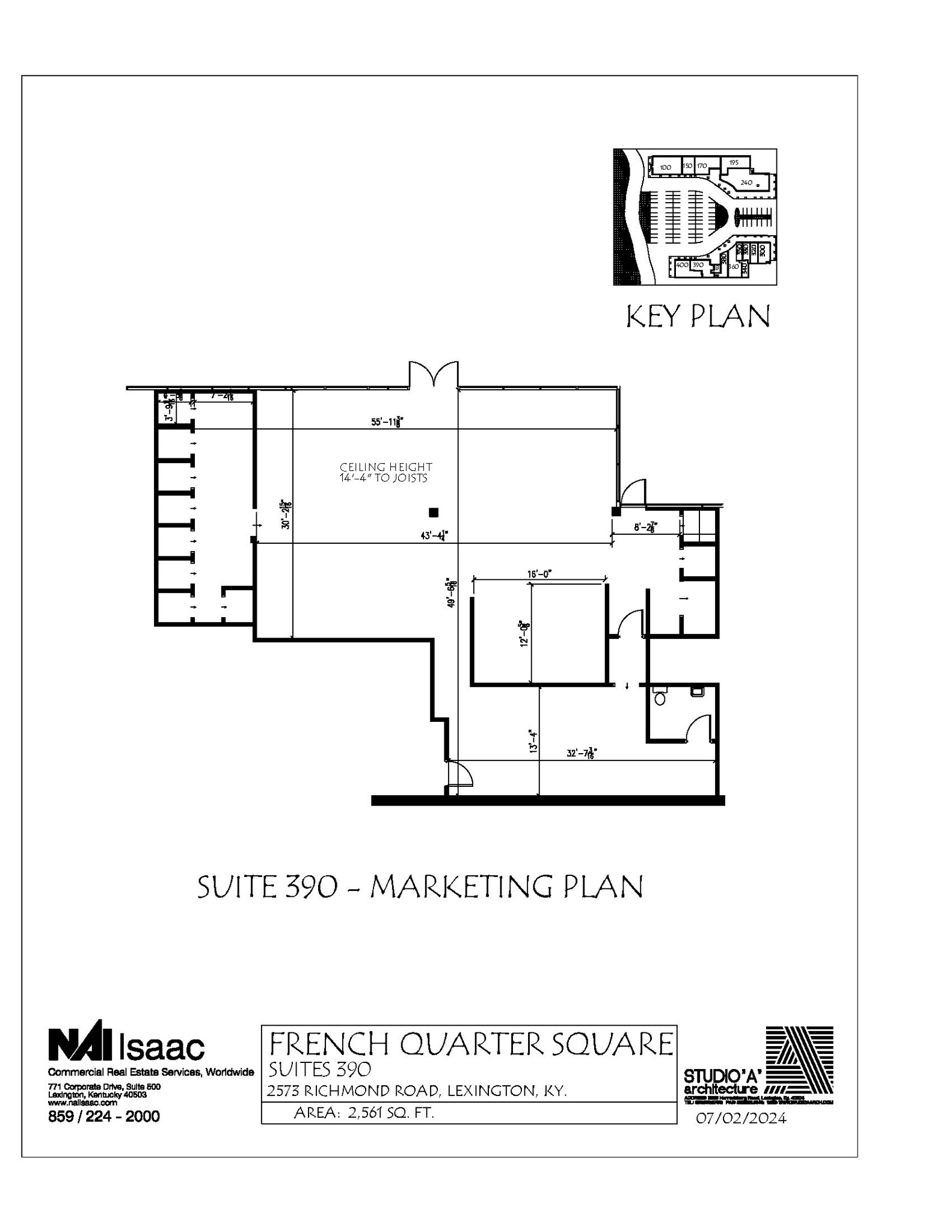 2573 Richmond Rd, Lexington, KY en alquiler Plano de la planta- Imagen 1 de 1