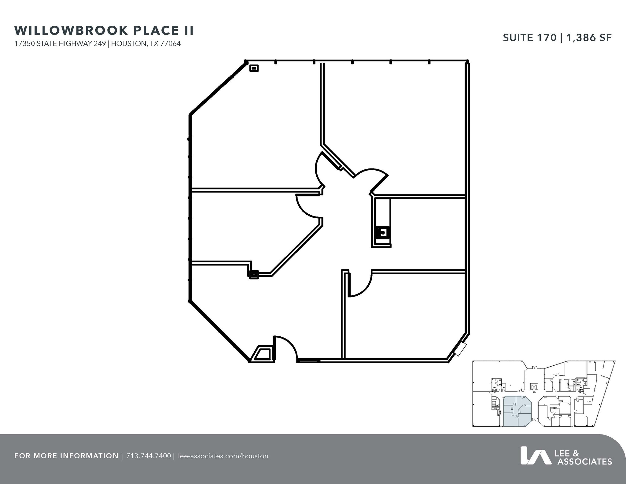 17314 State Highway 249, Houston, TX en alquiler Plano de la planta- Imagen 1 de 1