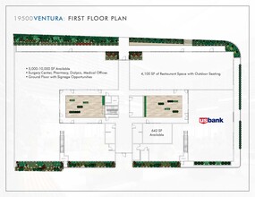 19500-19510 Ventura Blvd, Tarzana, CA en venta Plano de la planta- Imagen 1 de 1