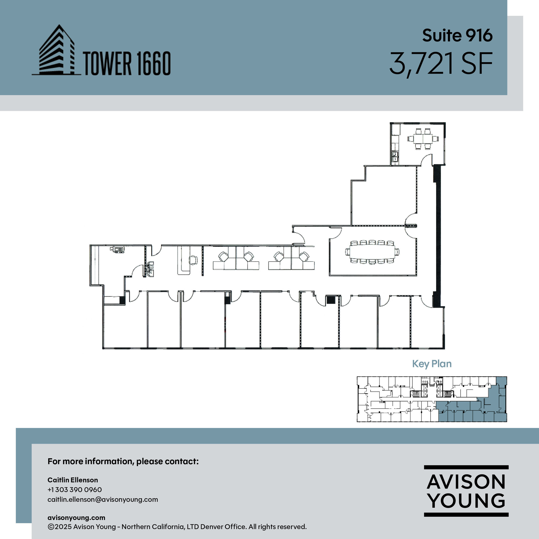 1660 S Albion St, Denver, CO en alquiler Plano de la planta- Imagen 1 de 1