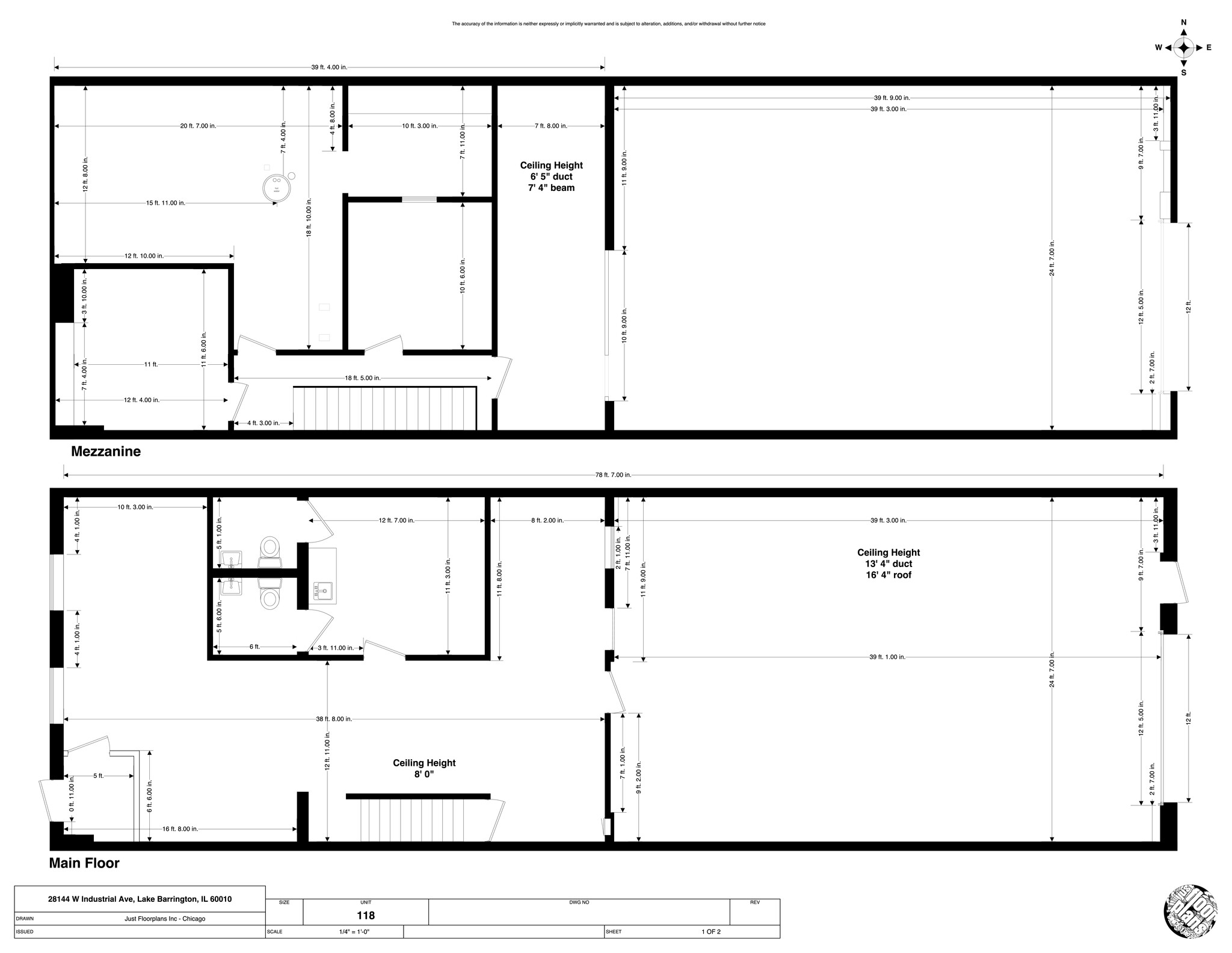 28144 W Industrial Ave, Lake Barrington, IL en alquiler Plano del sitio- Imagen 1 de 1