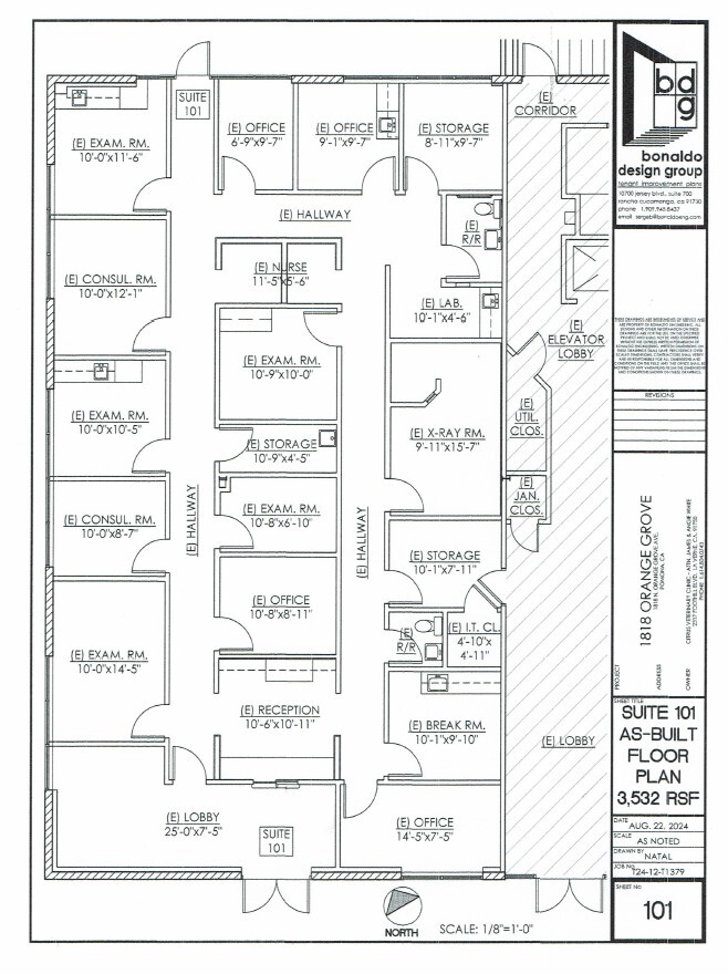 1818 N Orange Grove Ave, Pomona, CA en alquiler Plano de la planta- Imagen 1 de 2