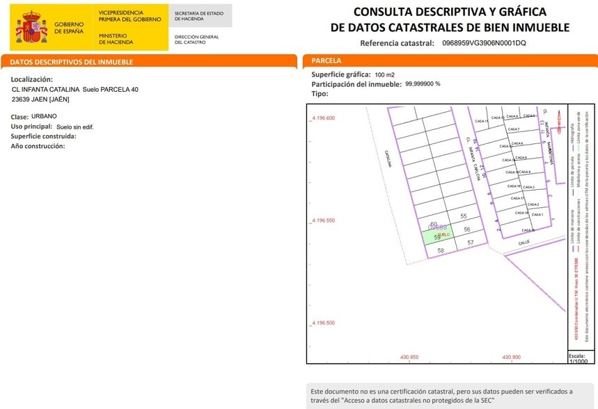 Calle Infanta Catalina, Parcela 40, Jaén, Jaén en venta - Foto del edificio - Imagen 3 de 12