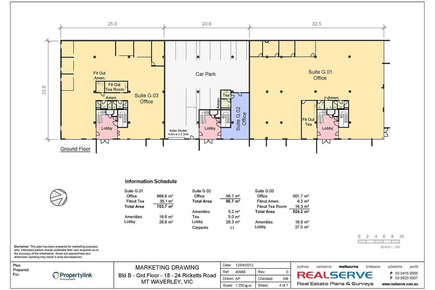 18-24 Ricketts Rd, MOUNT WAVERLEY en alquiler - Plano de la planta - Imagen 3 de 3