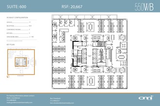 550 W Van Buren St, Chicago, IL en alquiler Plano de la planta- Imagen 1 de 1