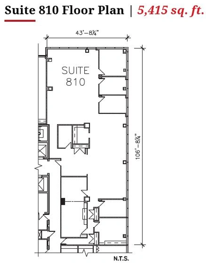 200 Graham Ave, Winnipeg, MB en alquiler Plano de la planta- Imagen 1 de 1