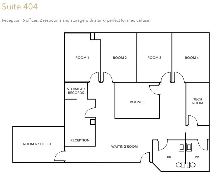 2878 Camino del Rio S, San Diego, CA en alquiler Plano de la planta- Imagen 1 de 1