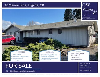 Más detalles para 32 Marion Ln, Eugene, OR - Oficinas en venta