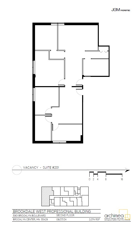 5901 Brooklyn Blvd, Minneapolis, MN en venta Plano de la planta- Imagen 1 de 1