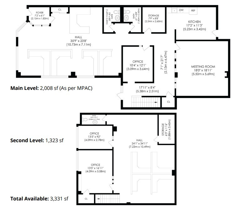 155 Terence Matthews Cres, Ottawa, ON K2M 2A8 - Unidad 2 -  - Plano de la planta - Image 1 of 1