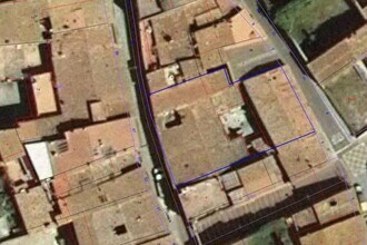 La Jonquera, GER - Aérea  vista de mapa