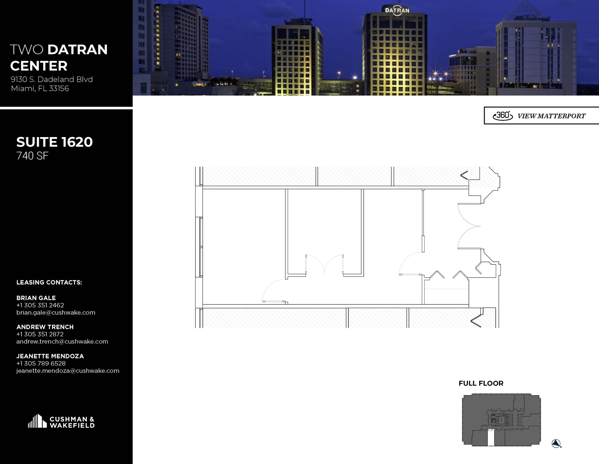 9130 S Dadeland Blvd, Miami, FL en alquiler Plano de la planta- Imagen 1 de 1