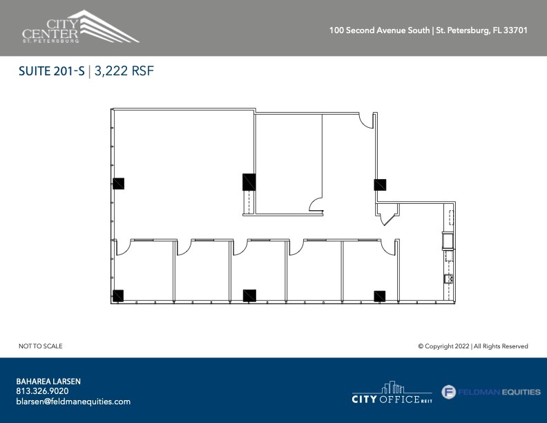 100 2nd Ave S, Saint Petersburg, FL en alquiler Plano de la planta- Imagen 1 de 1