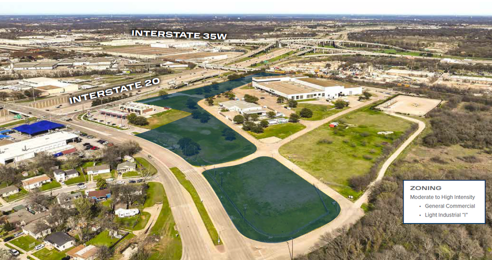 I-20 & Hemphill St, Fort Worth, TX en alquiler - Vista aérea - Imagen 2 de 8