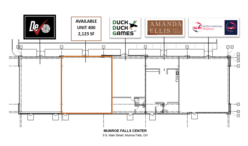 9 S Main St, Munroe Falls, OH en alquiler - Foto del edificio - Imagen 3 de 4