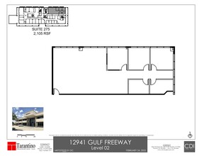 12941 Gulf Fwy, Houston, TX en alquiler Plano del sitio- Imagen 2 de 2