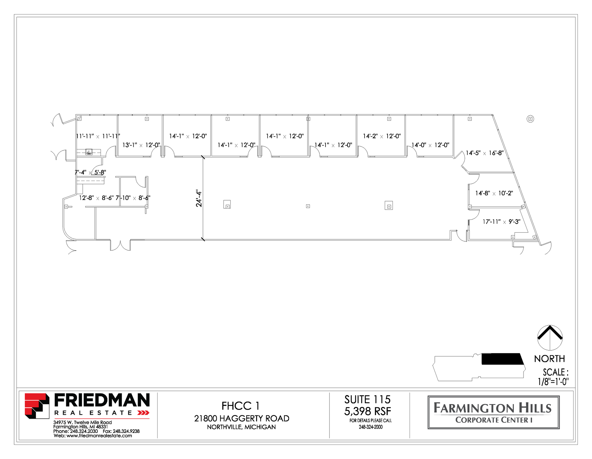 21800 Haggerty Rd, Northville, MI en alquiler Plano de la planta- Imagen 1 de 1