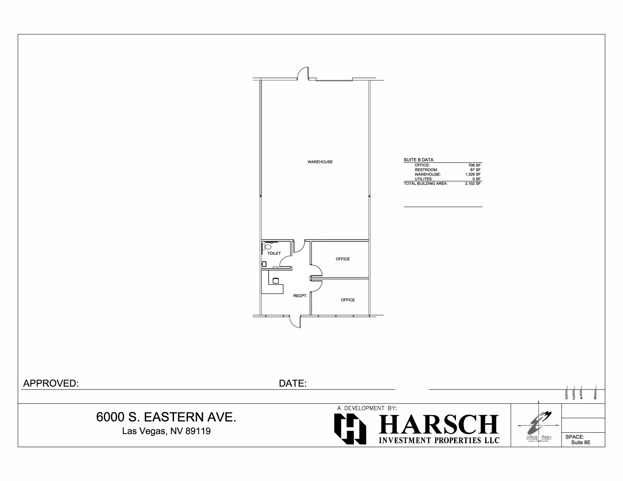 6000 S Eastern Ave, Las Vegas, NV en alquiler Plano del sitio- Imagen 1 de 9