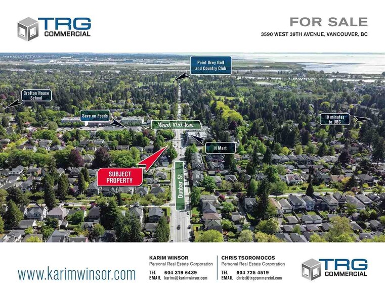 3590 W 39th Ave, Vancouver, BC en venta - Vista aérea - Imagen 2 de 10