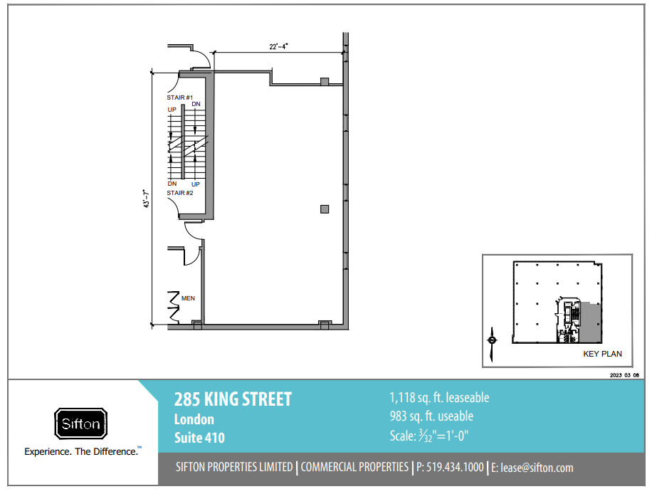 285 King St, London, ON en alquiler Plano de la planta- Imagen 1 de 1