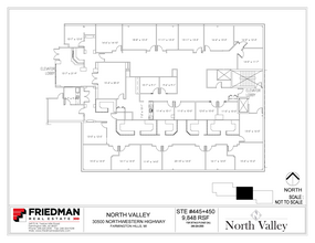 30500 Northwestern Hwy, Farmington Hills, MI en alquiler Plano de la planta- Imagen 2 de 3