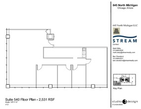 645 N Michigan Ave, Chicago, IL en alquiler Plano de la planta- Imagen 1 de 1