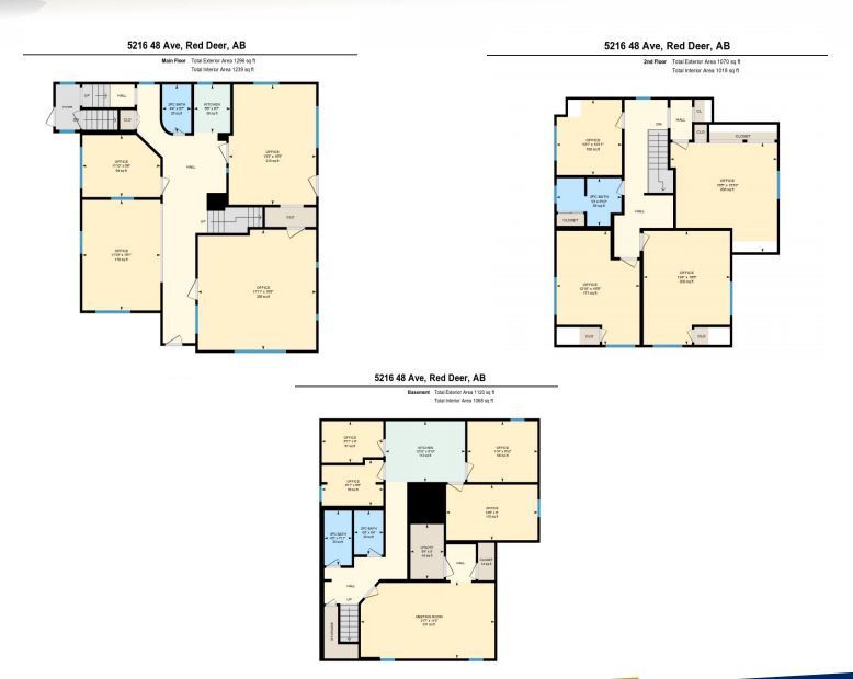 5216 48 Ave, Red Deer, AB en alquiler Plano de la planta- Imagen 1 de 1